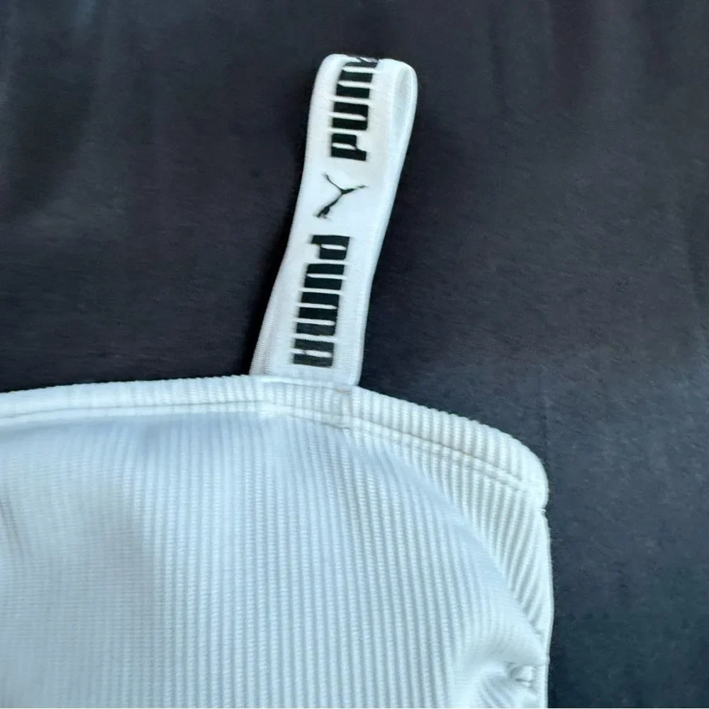 Puma Women's Swimsuit One Piece Off‎ White Size Large Ivory